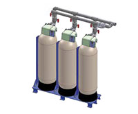 Culligan® HE 1.5 Skid Series Softeners and Water Filters